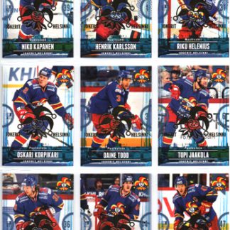 2015-16 Jokerit KHL Base Set GOLD /50 #JOK-HOM-001 Niko Kapanen Jokerit