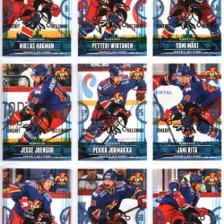 2015-16 Jokerit KHL Base Set GOLD /50 #JOK-HOM-012 Niklas Hagman Jokerit