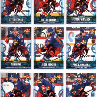 2015-16 Jokerit KHL Base Set RED /100 #JOK-HOM-012 Niklas Hagman Jokerit