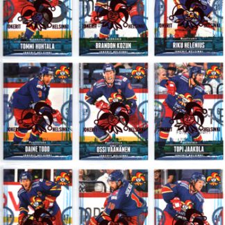 2015-16 Jokerit KHL Base Set RED /100 #JOK-HOM-020 Brandon Kozun Jokerit