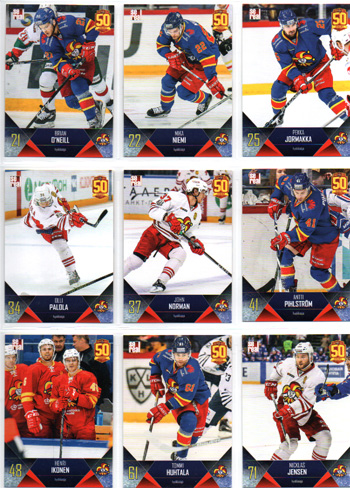 2017-18 Jokerit KHL Base HOME #JOK-BAS-027 Nicklas Jensen Jokerit