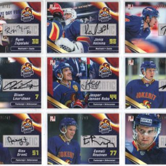 2018-19 Jokerit KHL AUTOGRAPH /40 #JOK-AUT-001 Ryan Zapolski (G) Jokerit