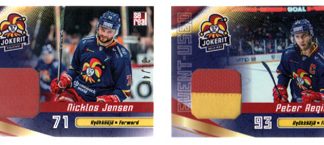 2018-19 Jokerit KHL 2-Color JERSEY /40 #JOK-JER-025 Peter Regin Jokerit