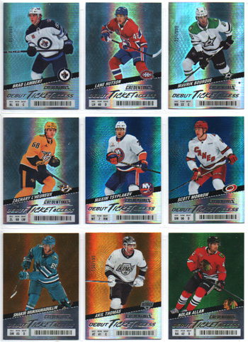 2024-25 Credentials Hockey ROOKIES /399 BLUE #129 Frank Nazar Blackhawks RC