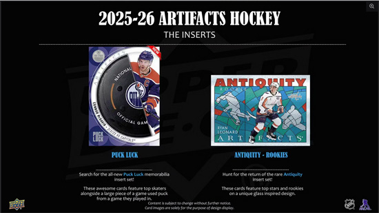 2025-26 UD Artifacts Hockey HOBBY Laatikko - Image 4