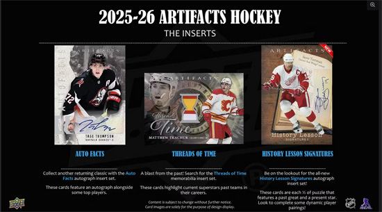 2025-26 UD Artifacts Hockey HOBBY Laatikko - Image 5