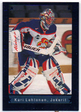 BONUS 105,00€, 2001-02 Cardset ADRENALINE RUSH #1 Kari Lehtonen (G) Jokerit