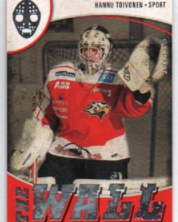 BONUS 45,00€, 2014-15 Cardset THE WALL #11of14 Hannu Toivonen (G) Sport