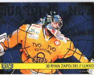 BONUS 45,00€, 2015-16 Cardset GUARDING THE NET #GTN7 Ryan Zapolski  Lukko