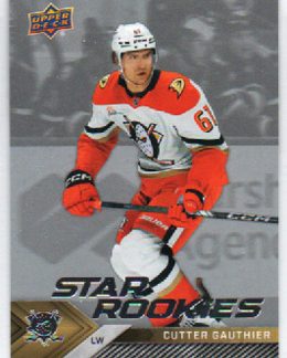 BONUS 65,00€, 2024-25 UD Star Rookies Set #1 Cutter Gauthier RC Ducks