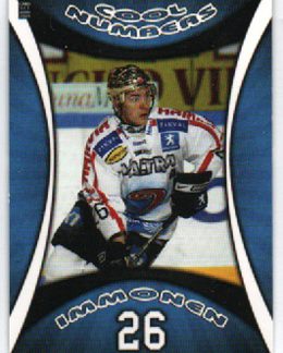 BONUS 155,00€, 2008-09 Cardset COOL NUMBERS BLUE 14 kpl SETTI