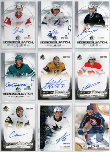 2024-25 SP Authentic FUTURE WATCH /999 RC AUTOGRAPH #FL Fabian Lysell Bruins RC