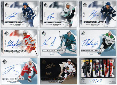 2024-25 SP Authentic FUTURE WATCH SIGNATURES /199 #170 Conor Geekie Lightning RC