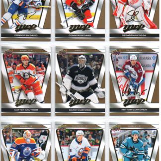 2025-26 UD MVP Hockey GOLD SCRIPT #1 Connor McDavid Oilers