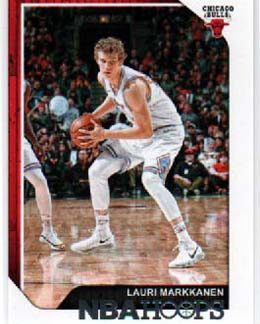 2018-19 NBA Panini Hoops #174 Lauri Markkanen Chicago Bulls