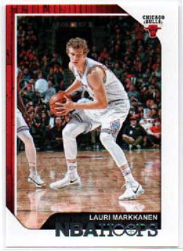 2018-19 NBA Panini Hoops #174 Lauri Markkanen Chicago Bulls
