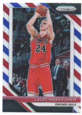 2018-19 NBA Panini Prizm #110 Lauri Markkanen Chicago Bulls