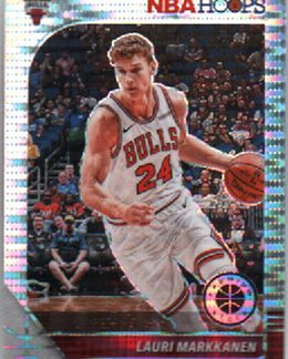 2019-20 NBA Panini Hoops PREMINUM STOCK Box Set Pulsar Prizm #27 Lauri Markkanen Chicago Bulls