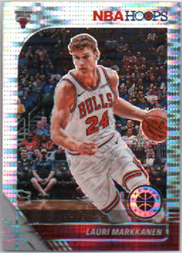 2019-20 NBA Panini Hoops PREMINUM STOCK Box Set Pulsar Prizm #27 Lauri Markkanen Chicago Bulls