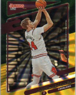 2021-22 NBA Panini Donruss HOLO GREEN & YELLOW LASER #149 Lauri Markkanen Cavaliers