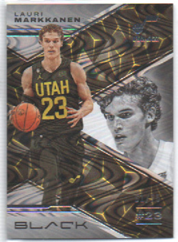 2022-12 NBA Panini Black SILVER 61/75 #55 Lauri Markkanen Utah Jazz