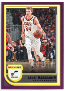 2022-23 NBA Panini Hoops PURPLE #69 Lauri Markkanen Utah Jazz
