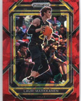2022-23 NBA Panini Prizm RED ICE PRIZM #74 Lauri Markkanen Utah Jazz