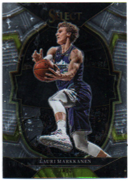 2022-23 NBA Panini Select CONCOURSE PRIZM #45 Lauri Markkanen Utah Jazz