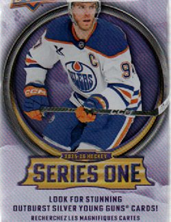 2025-26 Upper Deck Hockey Series 1 , 12-Card Pack Pussi