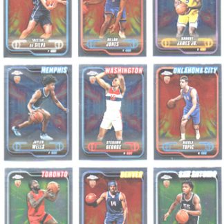 2024-25 NBA Topps Crome Basketball GREEN BACK ROOKIES #169 Zaccharie Risacher Hawks RC