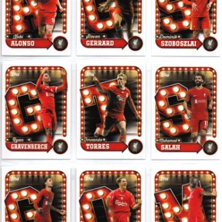 2025-26 Topps Liverpool FC Team Set NAME IN LIGHTS #30 Sadio Mané Liverpool FC