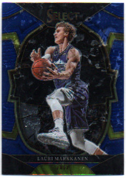 2022-23 NBA Panini Select CONCOURSE BLUE #45 Lauri Markkanen Utah Jazz