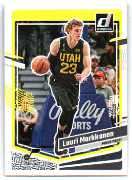 2023-24 NBA Panini Donruss SILVER PRESS PROOF #36 Lauri Markkanen Utah Jazz