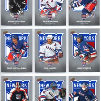 2025-26 UD NEW YORK RANGERS CENTENNIAL SET