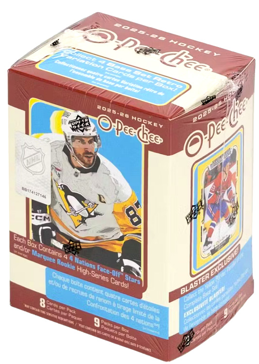 2025-26 UD O-Pee-Chee Hockey BLASTER Laatikko (UUTUUS)