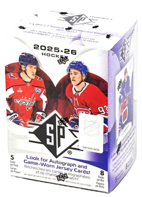 2025-26 Upper Deck SP Hockey 8-Pack BLASTER Box Laatikko (UUTUUS)