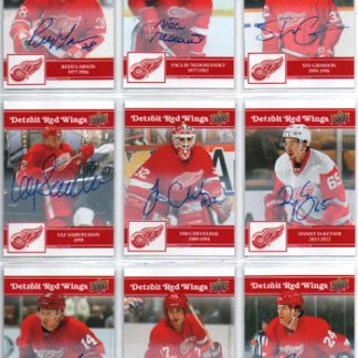 2025-26 UD Red Wings HOBBY RED AUTOGRAPH #19 Reed Larson Red Wings