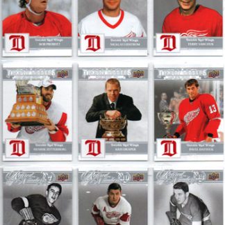 2025-26 UD Red Wings RETIRED NUMBERS COUGARS #196 Ted Lindsay Red Wings