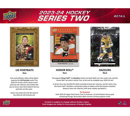2023-24 Upper Deck Hockey Series 2 Oversized BLASTER Laatikko - Image 4