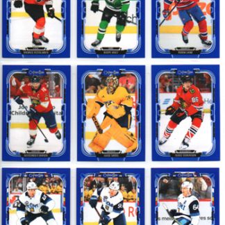 2025-26 O-Pee-Chee BLUE PARALLEL FINNS NATIONS #512 Patrk Laine Team Finland