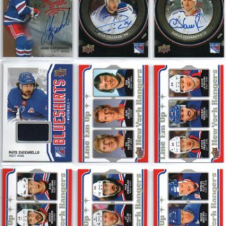 2025-26 UD NY Rangers LINE EM UP #LEU-9 Patrick Flatley / Wayne Gretzky / Esa Tikkanen Rangers