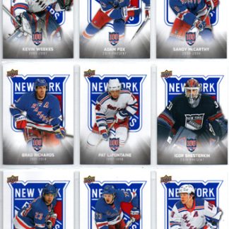 2025-26 UD New York Rangers Set WHITE #66 Sean Avery Rangers