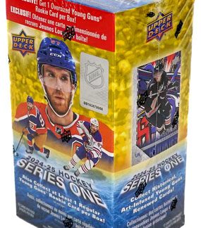 2024-25 Upper Deck Hockey Series 1 BLASTER OVERSIZED YOUNG GUNS Laatikko