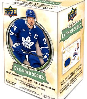 2025-26 Upper Deck Hockey EXTENTED Series BLASTER Laatikko (UUTUUS)