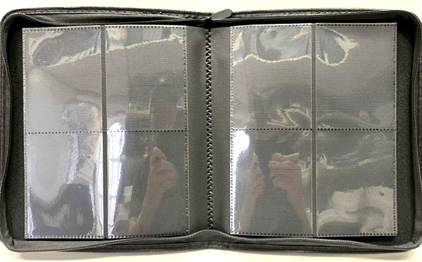 KKT Binder 4-Pocket TOPLOADER, Zippered BLACK Albumi UUTUUS! - Image 3