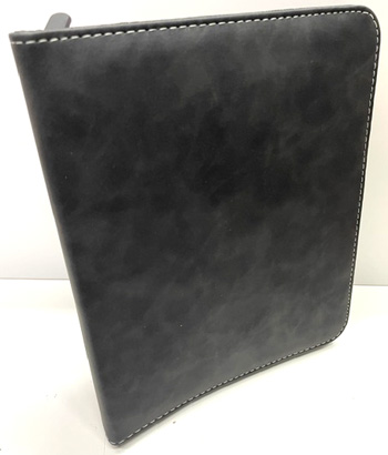 KKT Binder 4-Pocket TOPLOADER, Zippered BLACK Albumi UUTUUS!