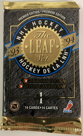 1993-94 Leaf Hockey CDN Edition Series 1 Pussi