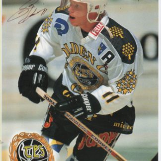 1994-95 SISU Hockey A4 AUTOGRAPH #211 Saku Koivu TPS (A4 Kortti)