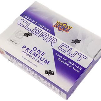 2022-23 UD Clear Cut Hockey Hobby Laatikko