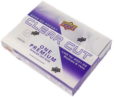 2022-23 UD Clear Cut Hockey Hobby Laatikko